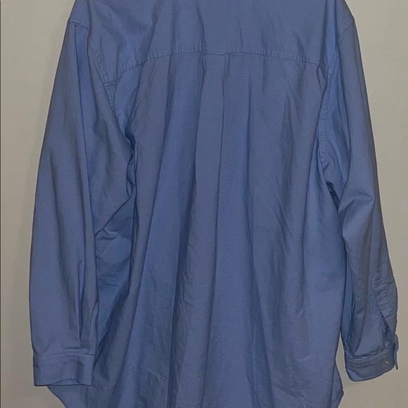 LL Bean Men’s Blue Button Up Shirt. Men’s 2x 100% Cotton. - Picture 15 of 15